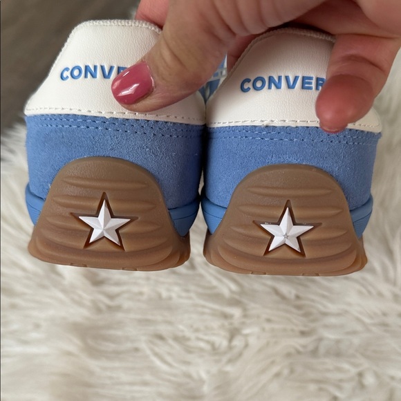 Converse Blue and White Sneakers. Unisex Size 8 Men’s 9.5 Women’s NWOT - Picture 5 of 11